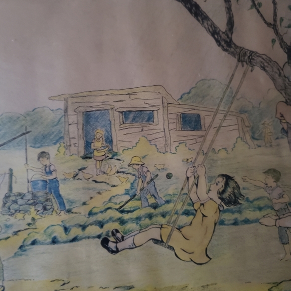 Mother Goose Vintage framed Julia Greene Poster - Picture 9 of 10